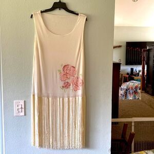 Handmade sheer flapper or wedding  dress